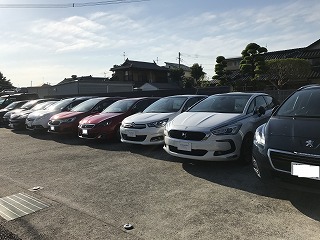 夕日と車☆