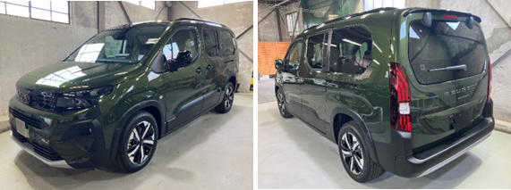 プジョー 　リフター ボディコーティング のようす