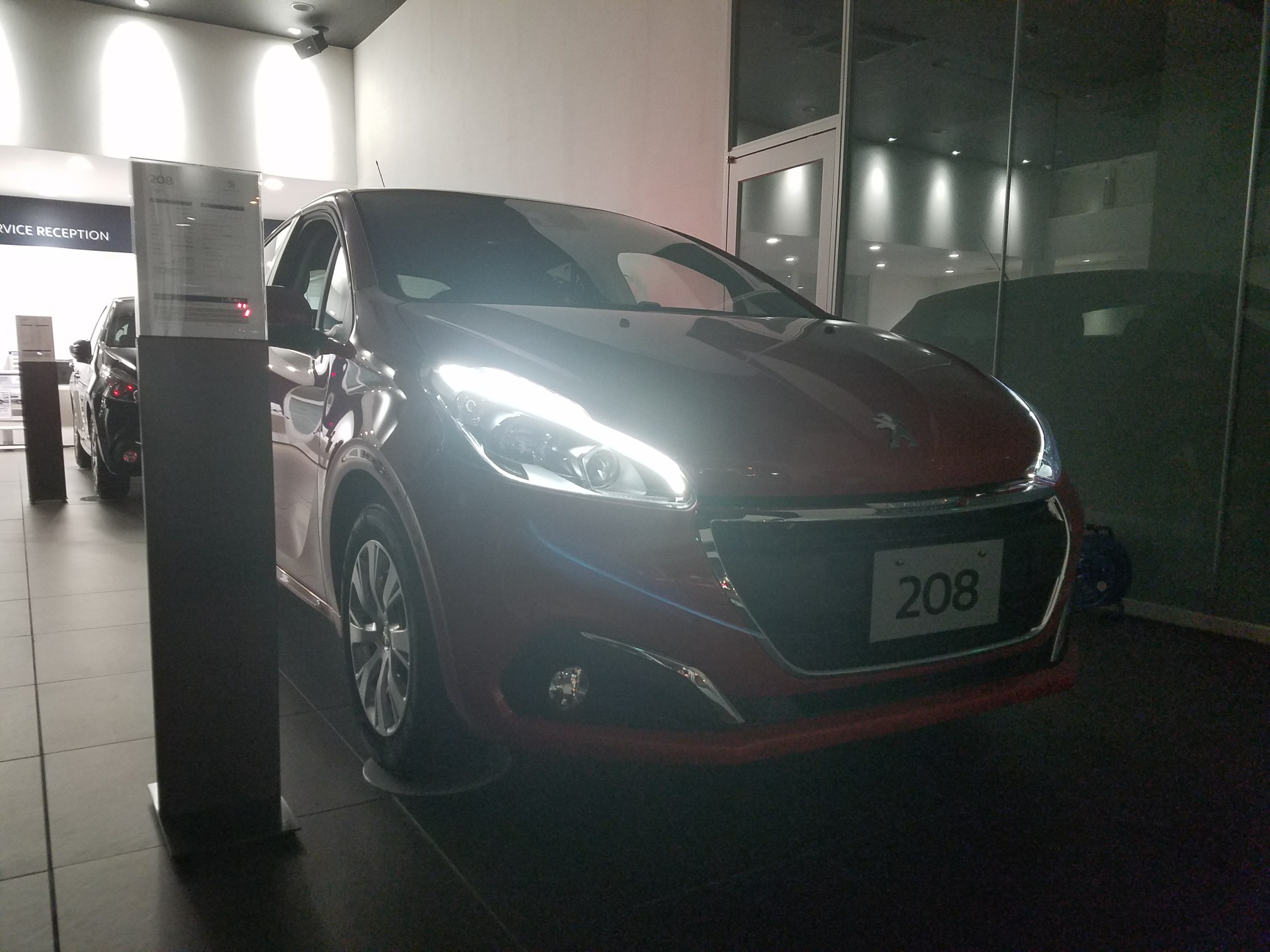 夜のプジョー・・・・