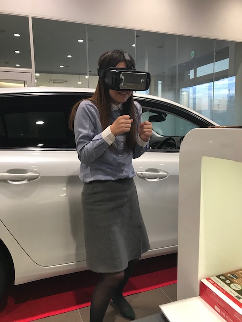 VR体験!!