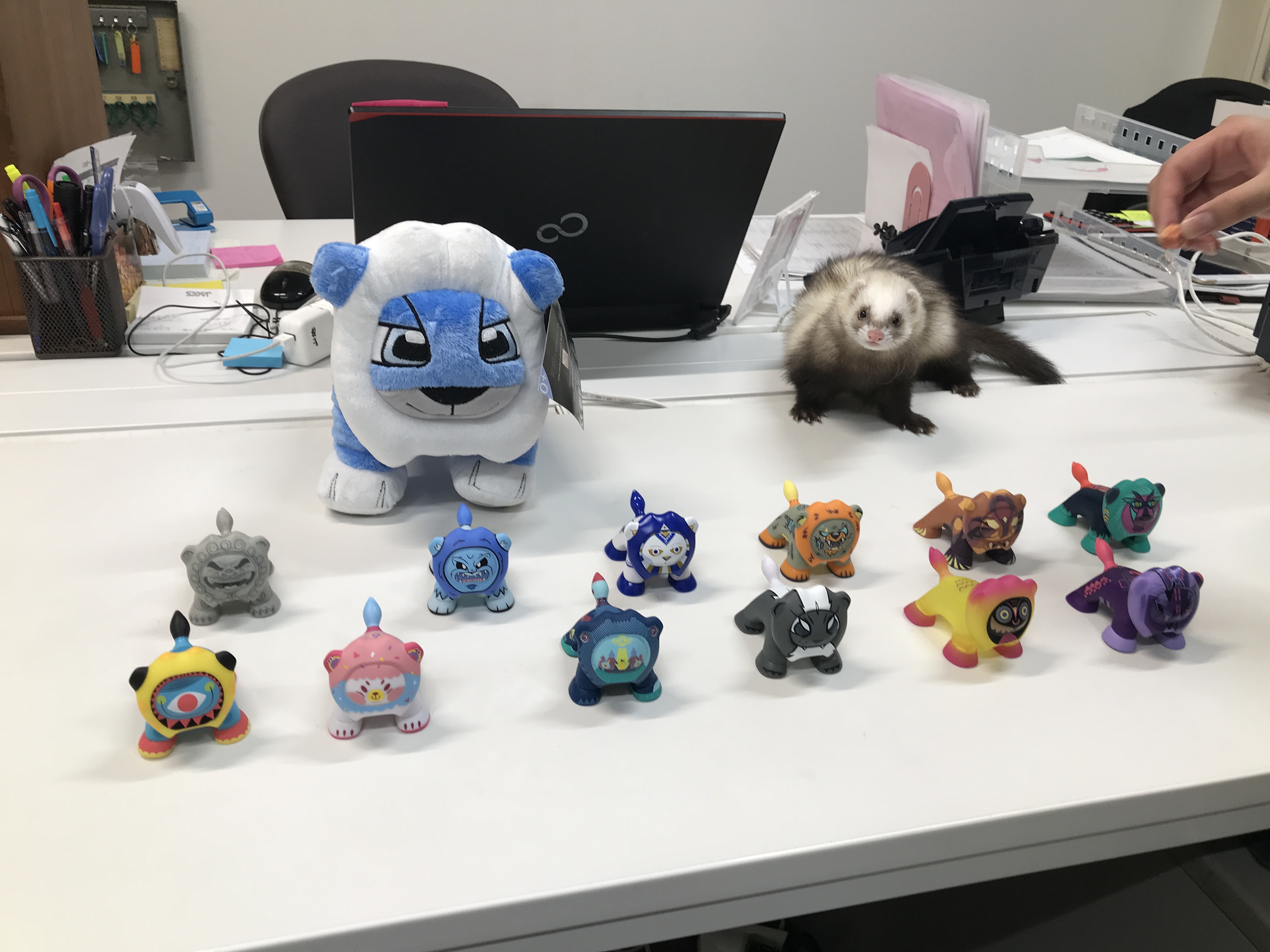 な...何かいる。笑