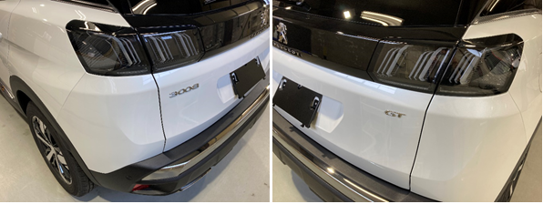 新車ボディコーティングの様子