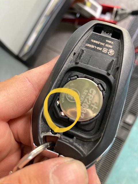 キーリモコン電池交換について