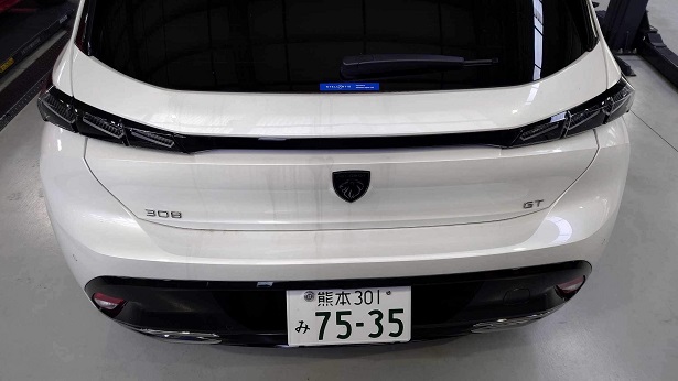 デモカー308 BEWITH取り付け完了しました
