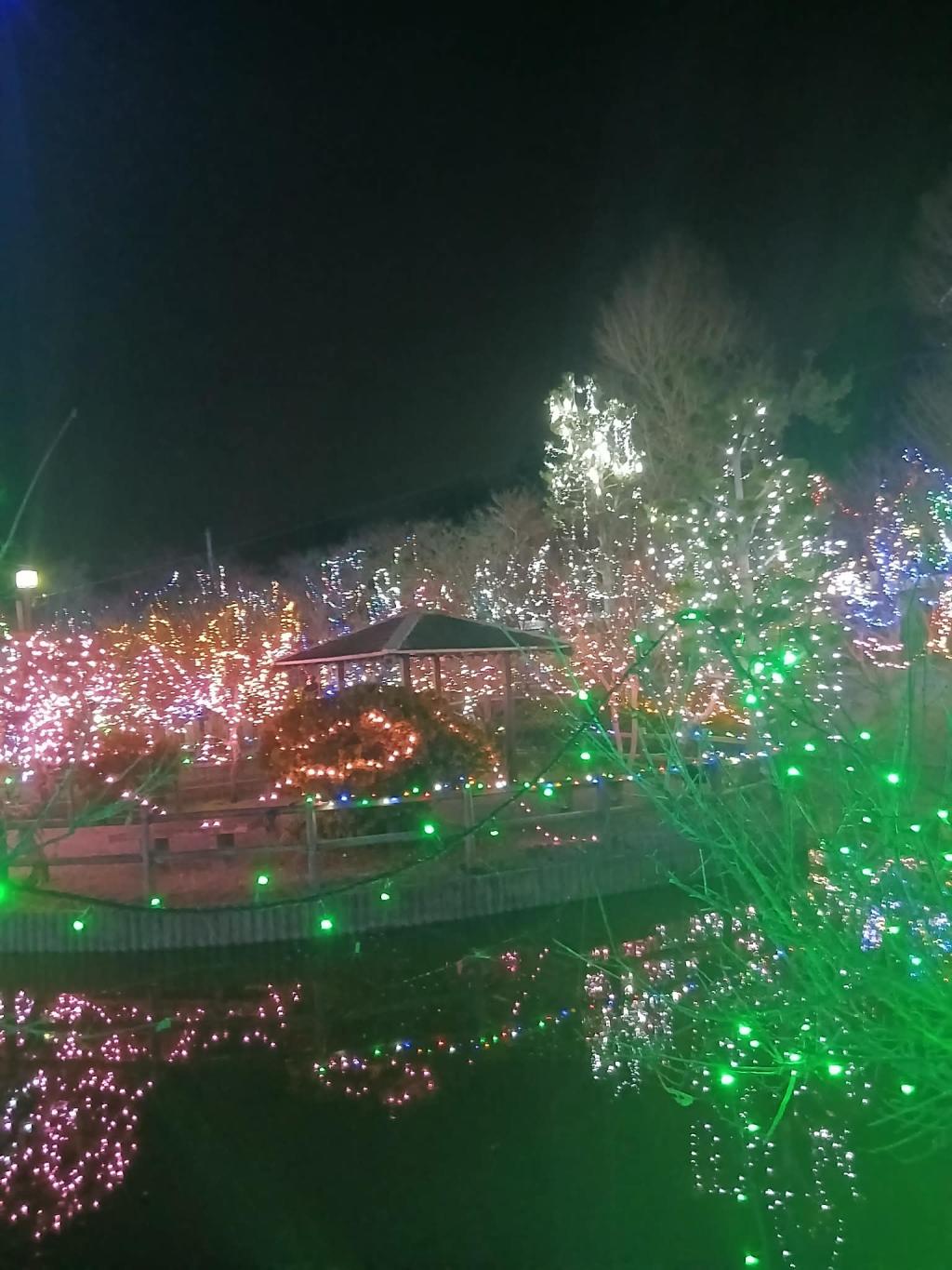 突然現れるイルミネーション