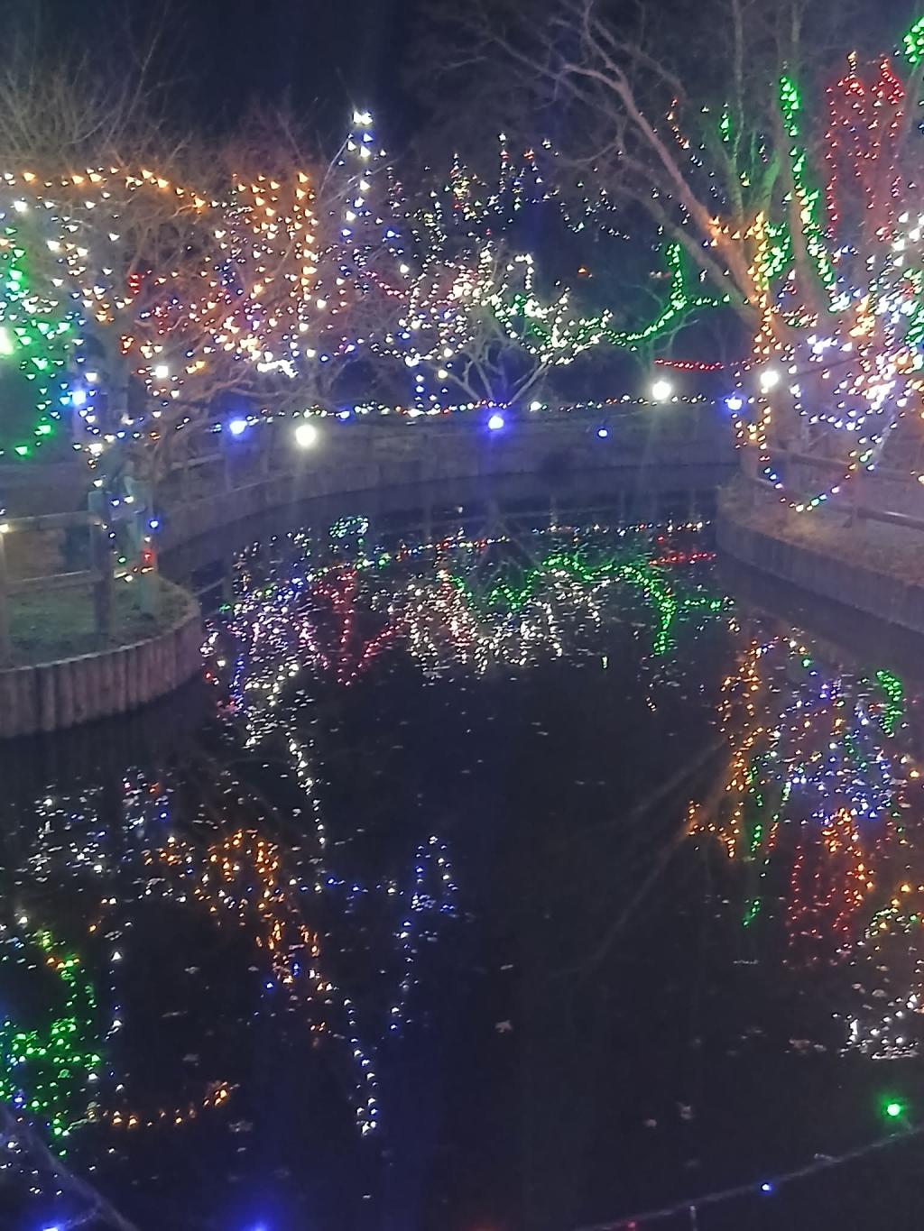 突然現れるイルミネーション