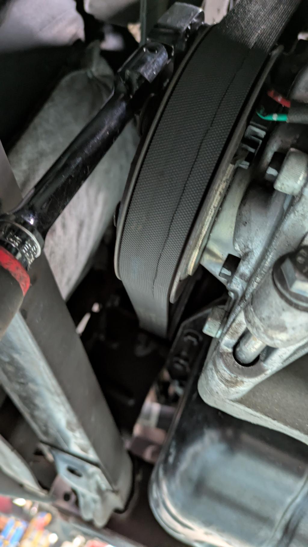 ドライブベルトの定期点検！