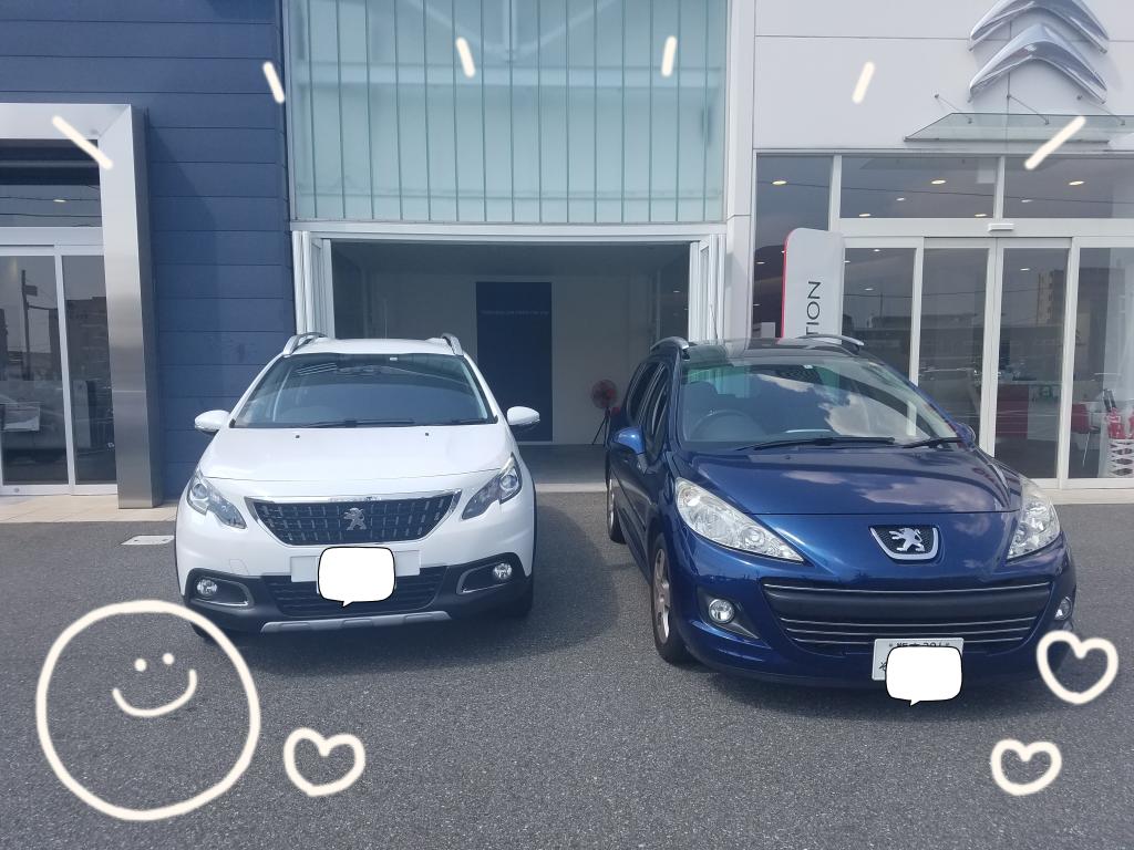 K様、3台目のプジョー