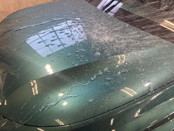プジョー　308SW　ボディコーティングメンテナンスのようす